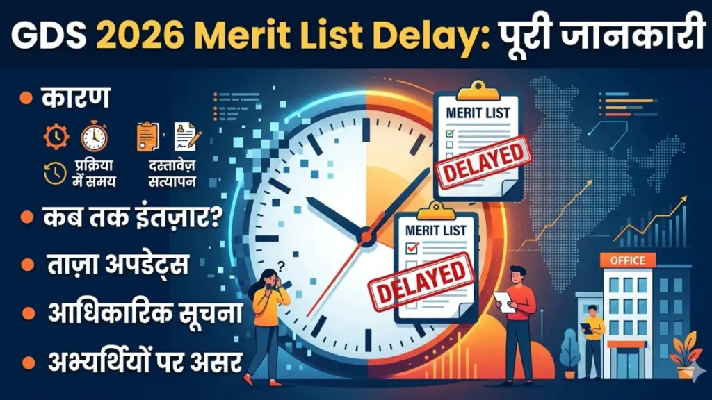 GDS 2026 Merit List Delay