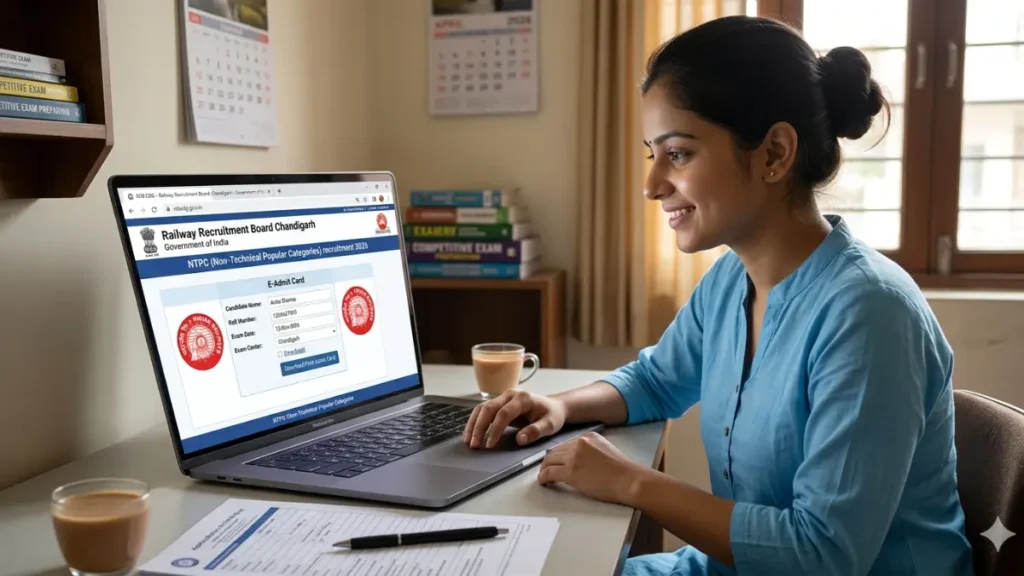 rrbcdg.gov.in NTPC Admit Card